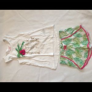 Adorable beachy summer outfit, size 5/6